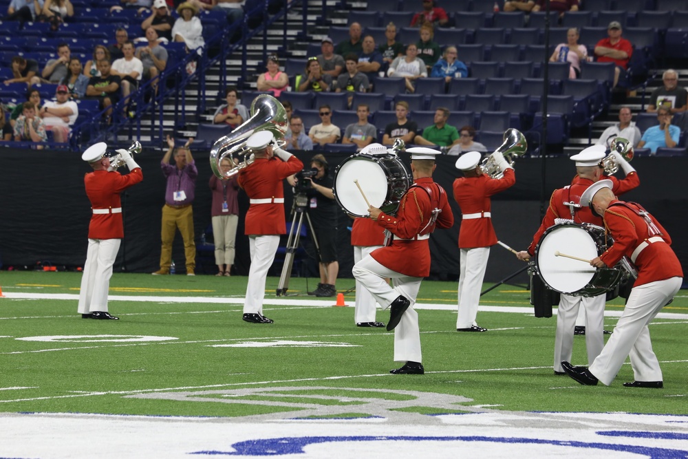 &quot;The Commandnts Own,&quot; U.S. Marine Drum &amp; Bugle Corps performs at the DCI Finals