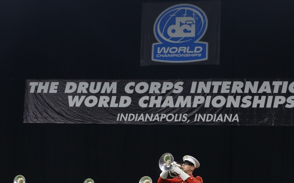 &quot;The Commandnts Own,&quot; U.S. Marine Drum &amp; Bugle Corps performs at the DCI Finals