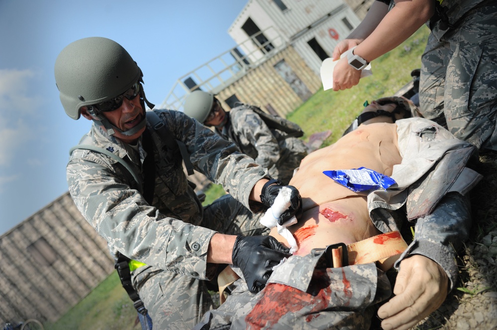 927 ASTS Conducts TCCC Training at Patriot Warrior