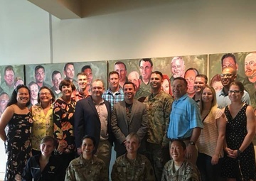 Senior Physician Assistant featured in President George W. Bush’s Portraits of Courage traveling art exhibit