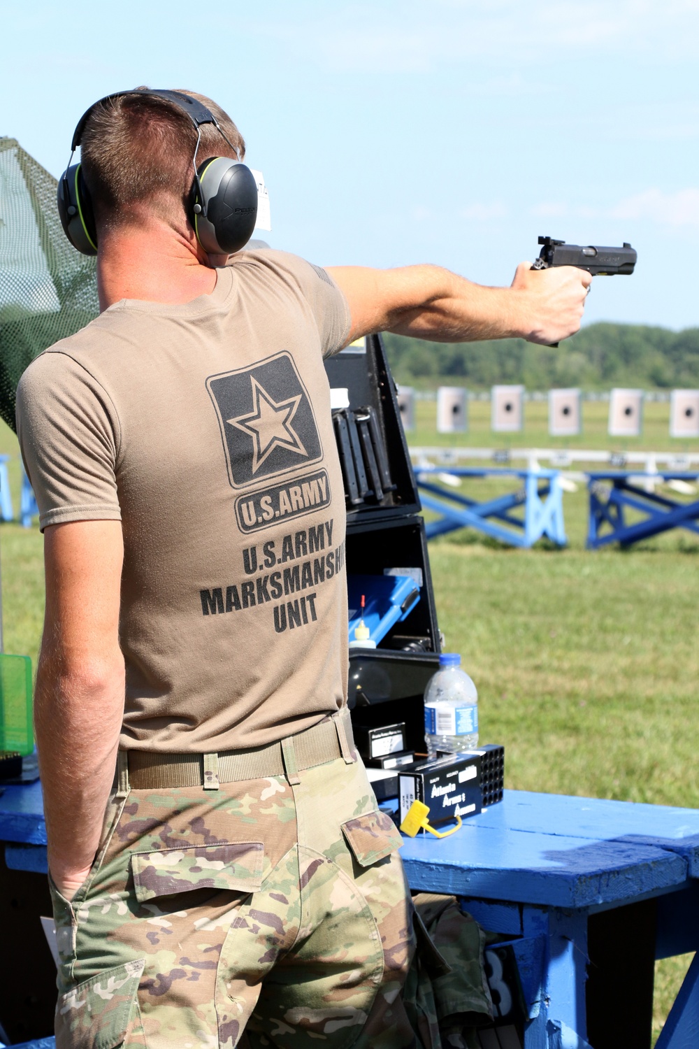 USAMU Soldiers compete in National Pistol Matches