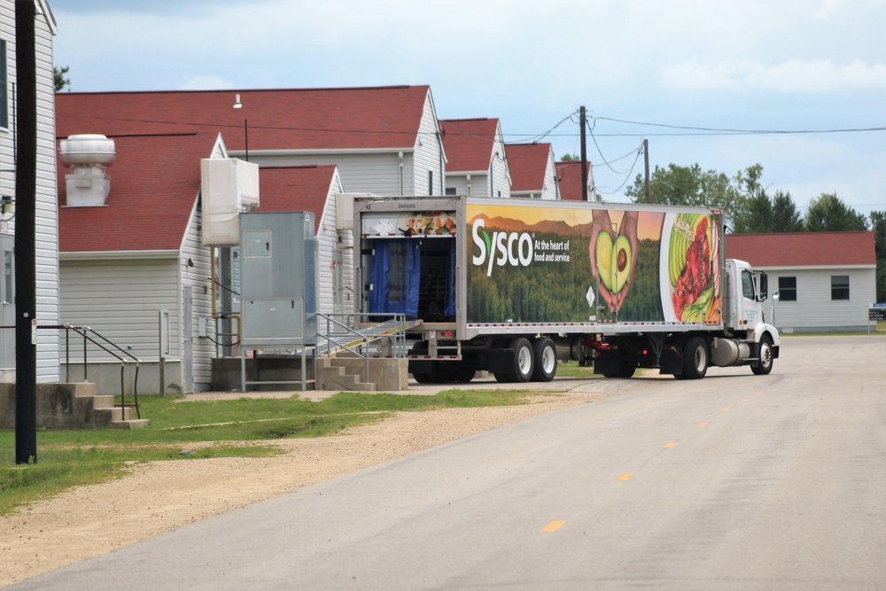 Food provider makes delivery to Fort McCoy