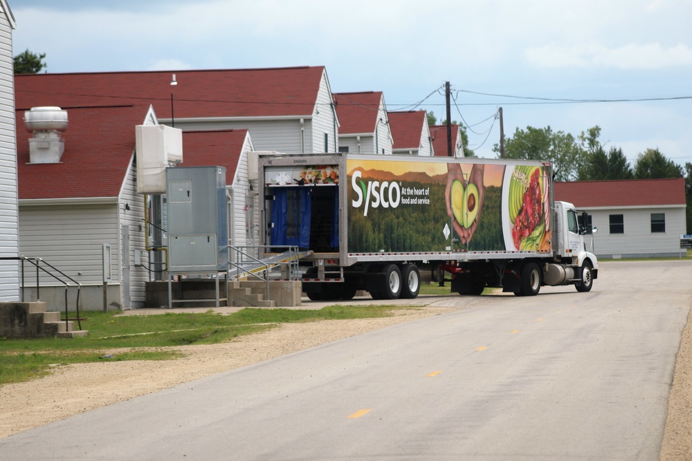 Food provider makes delivery to Fort McCoy