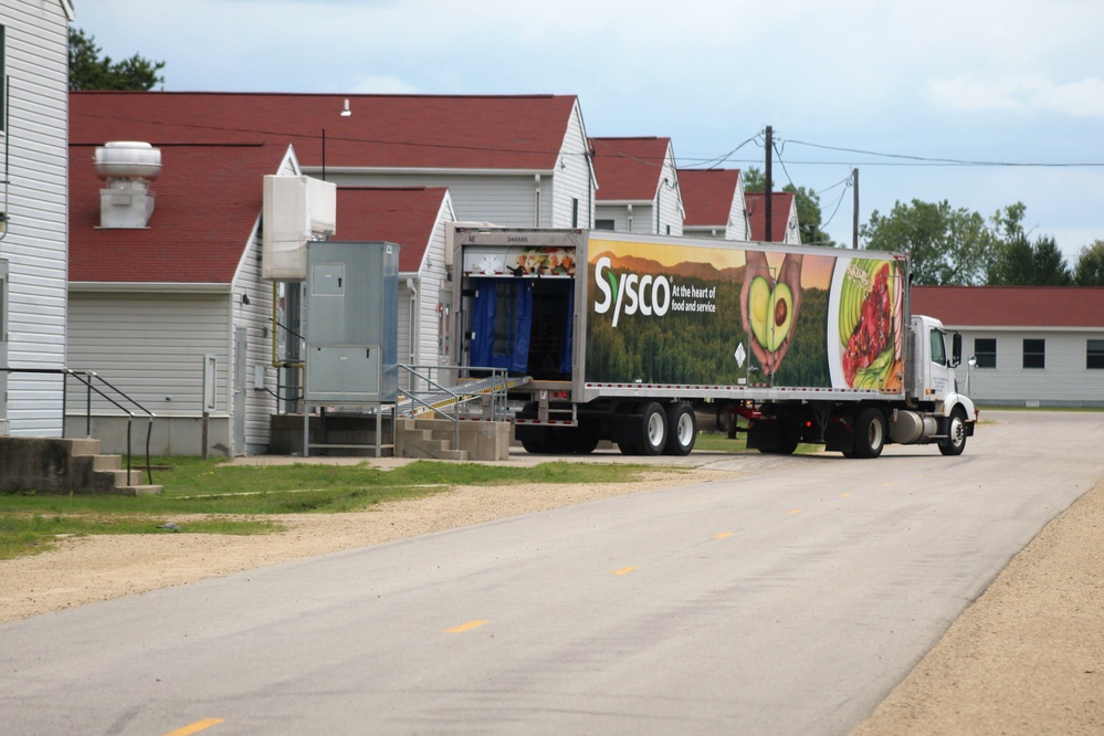 Food provider makes delivery to Fort McCoy
