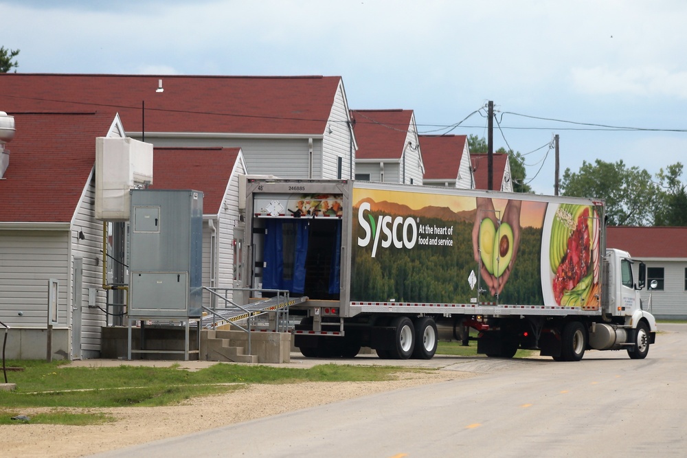 Food provider makes delivery to Fort McCoy
