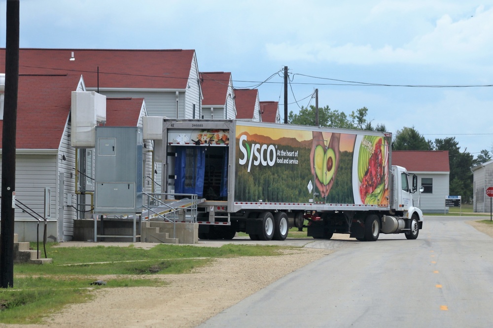Food provider makes delivery to Fort McCoy
