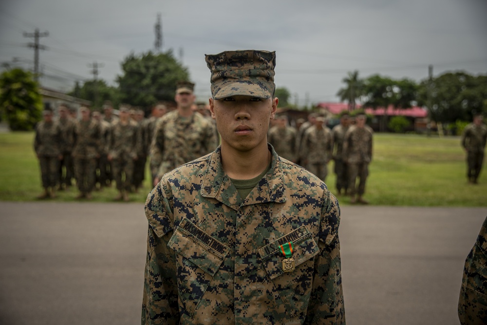 SPMAGTF-SC presents Navy and Marine Corps Achievement Medals