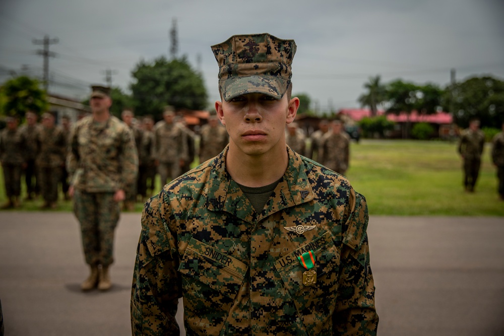 SPMAGTF-SC presents Navy and Marine Corps Achievement Medals