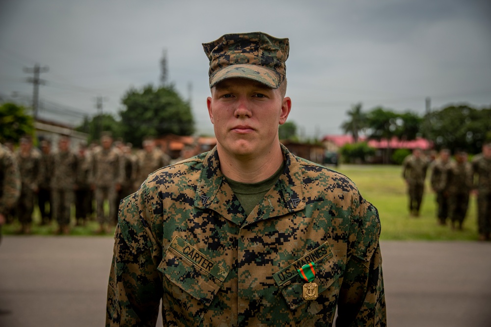 SPMAGTF-SC presents Navy and Marine Corps Achievement Medals