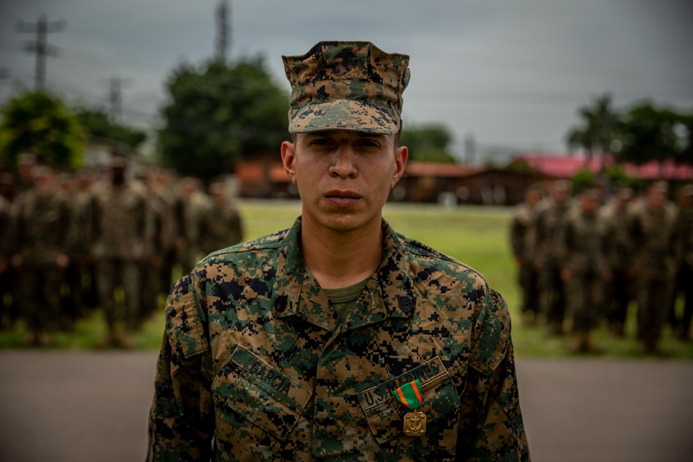 SPMAGTF-SC presents Navy and Marine Corps Achievement Medals