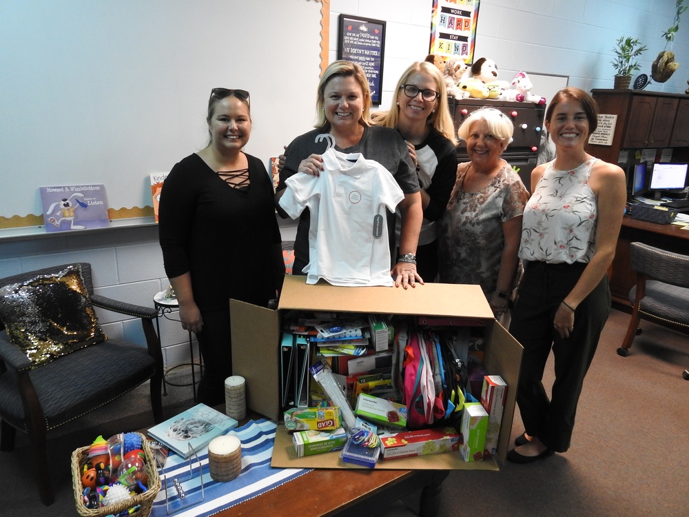 Navy Team Drive Supplies Back to School [Image 3 of 3]