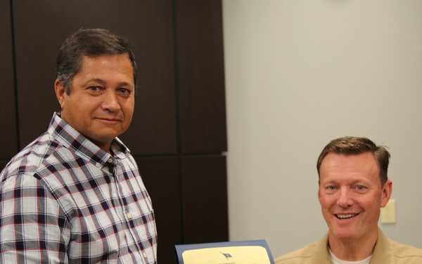 NETC Senior Civilian of the Quarter Recognized by Rear Adm. Kyle Cozad