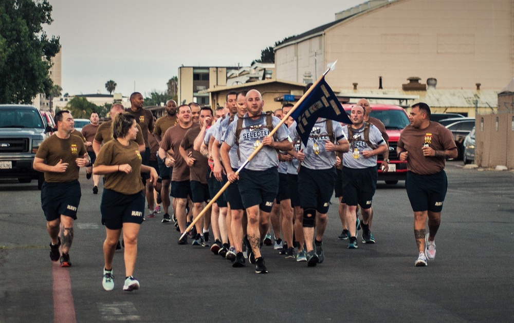 Coastal Riverine Forces Conducts CPO Initiation Onboard NAB Coronado