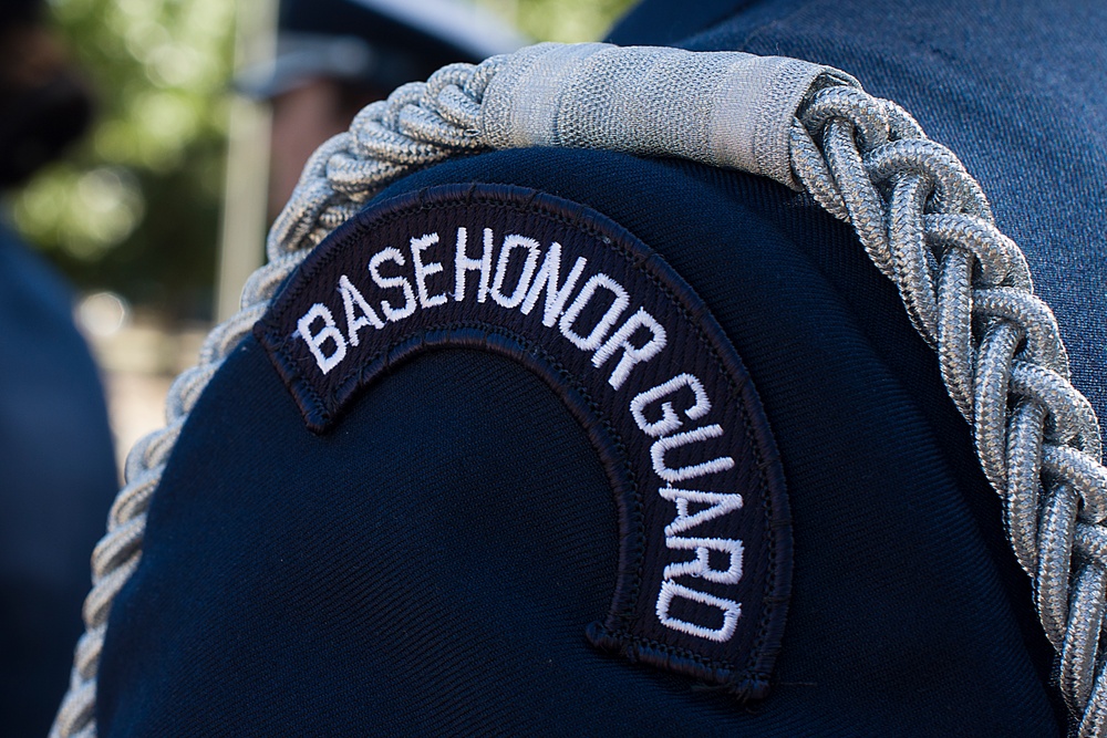 Honor guard graduation at Laughlin