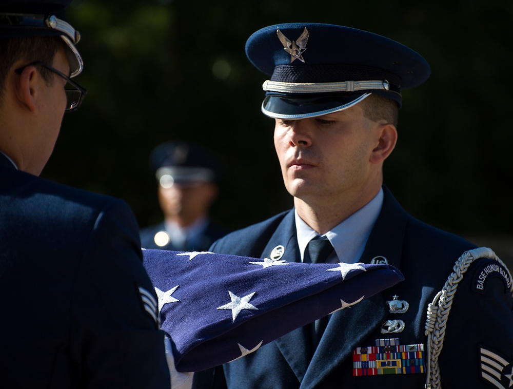 Honor guard graduation at Laughlin
