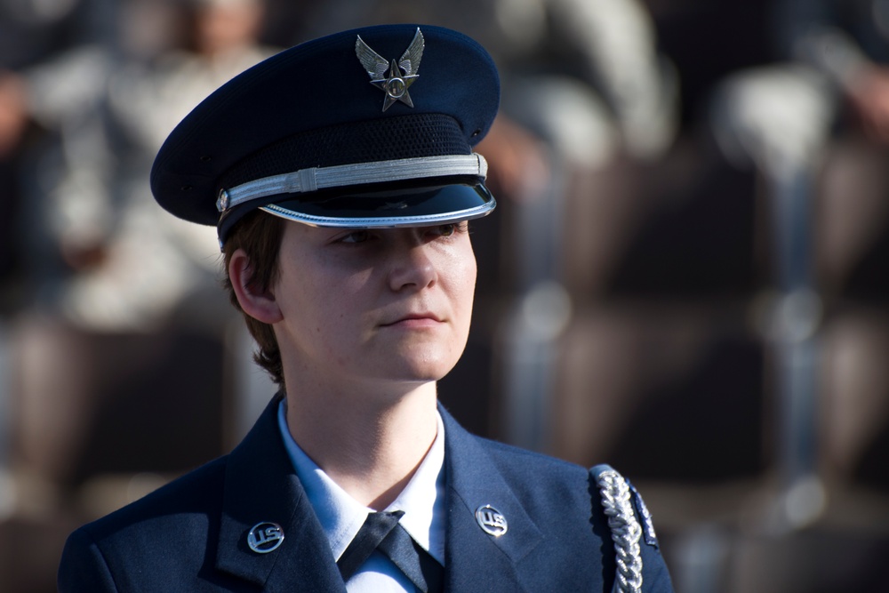 Honor guard graduation at Laughlin