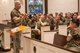 Chaplain of the Marine Corps visits Marine Corps Base Camp Lejeune