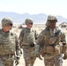 Pa. Guard leadership circulates the field at NTC