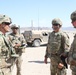 Pa. Guard leadership circulates the field at NTC
