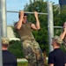 Paratroopers conduct physical fitness test during readiness exercise