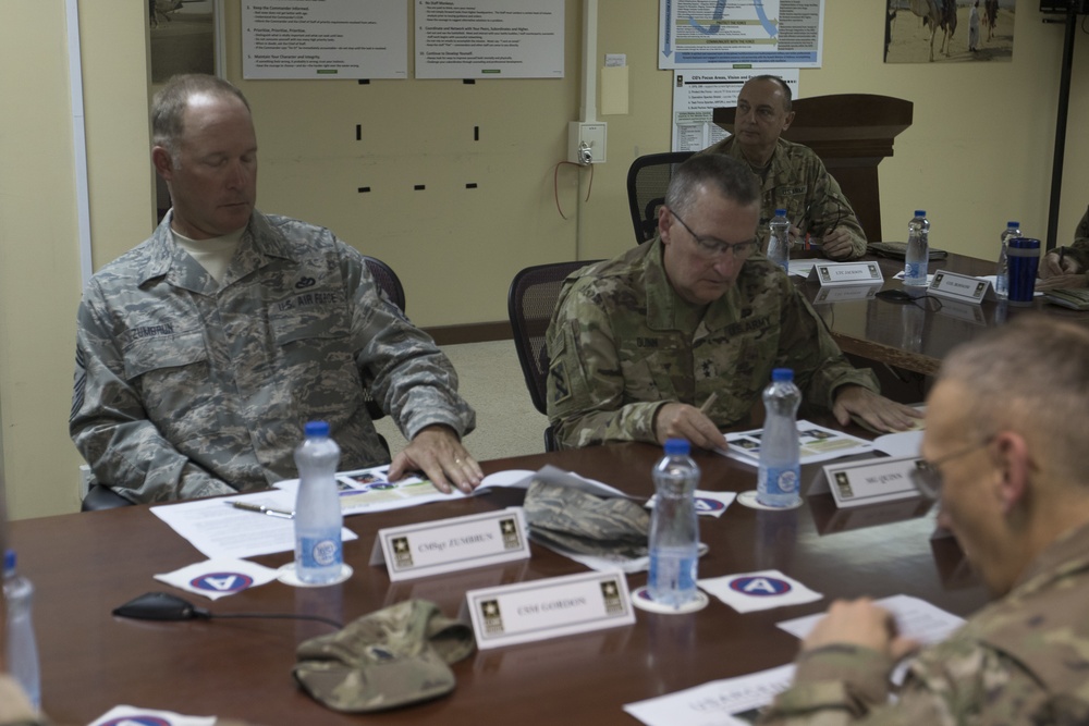 National Guard Senior Leaders Visit USARCENT