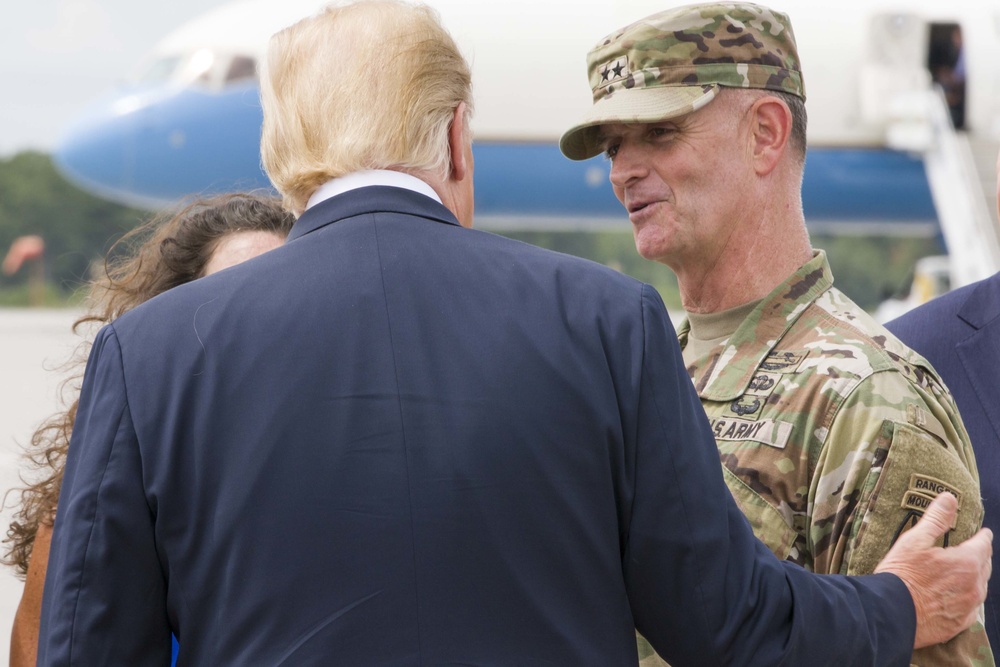 President Trump visits 10th Mountain Division (LI) to sign NDAA