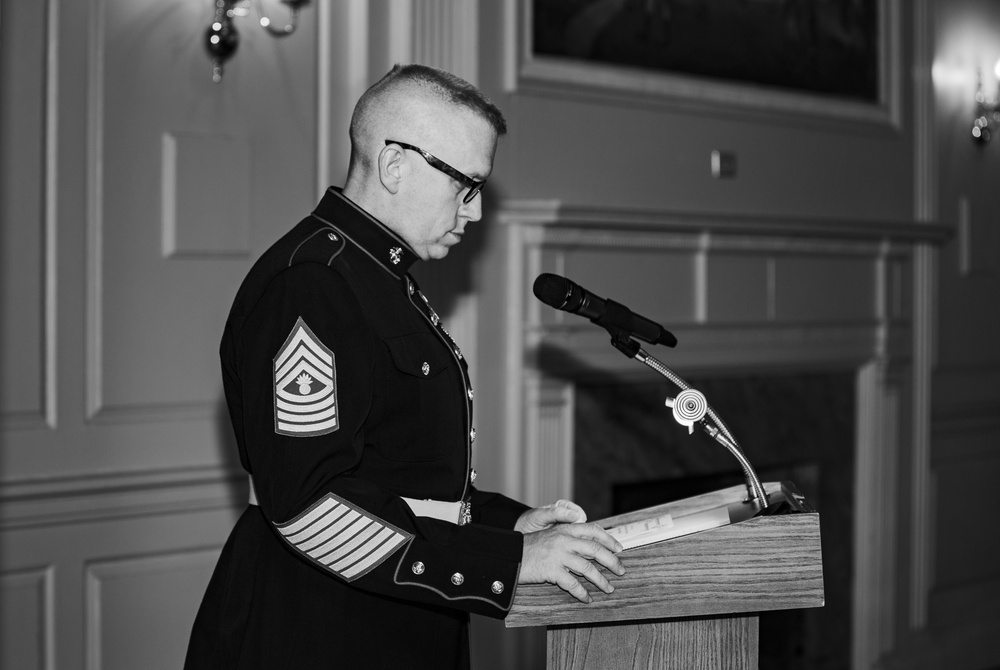 Master Gunnery Sgt. Bryan Boyd Retirement Ceremony