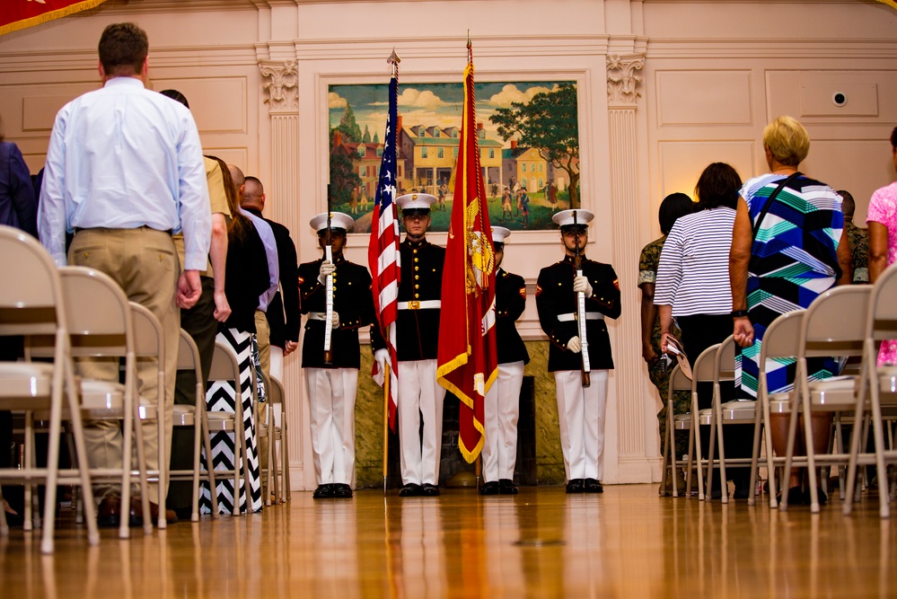 Master Gunnery Sgt. Bryan Boyd Retirement Ceremony