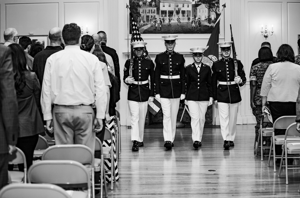 Master Gunnery Sgt. Bryan Boyd Retirement Ceremony