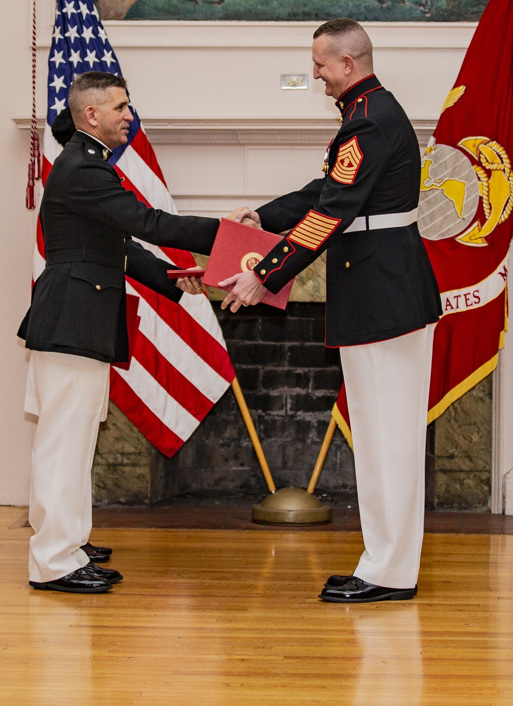 Master Gunnery Sgt. Bryan Boyd Retirement Ceremony