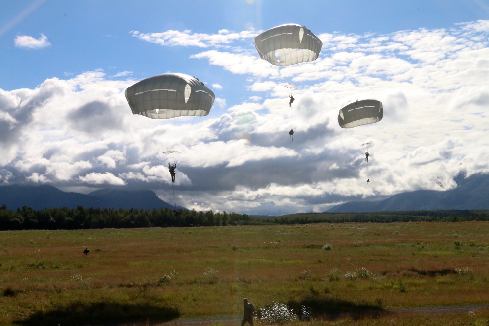 Arctic Warriors jump from above