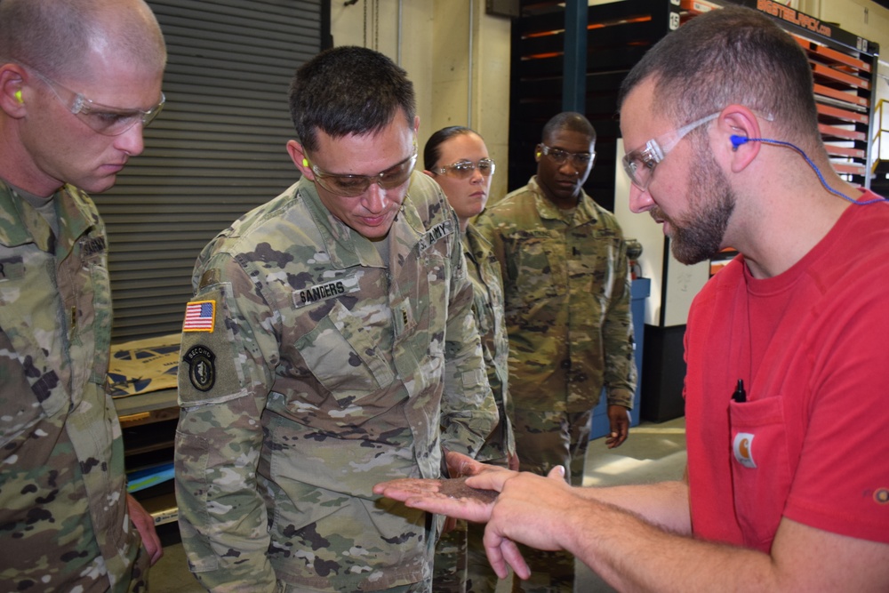 Soldiers from 101st Airborne Division Visit Crane Army