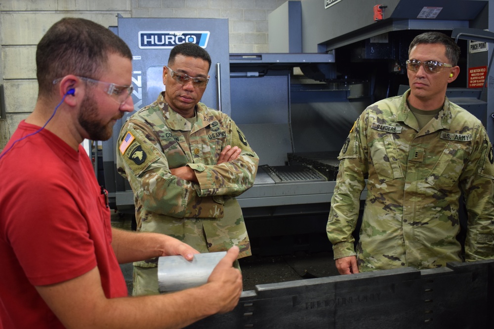 Soldiers from 101st Airborne Division Visit Crane Army