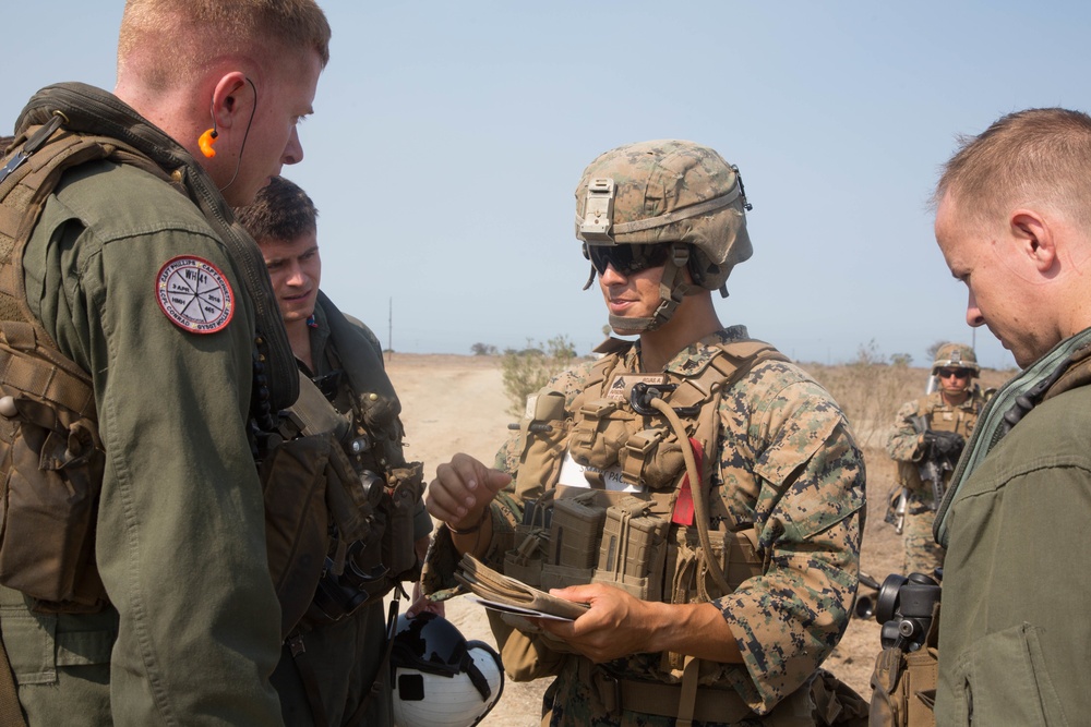 EOTG Marines fast-rope from "Warhorse" Super Stallion