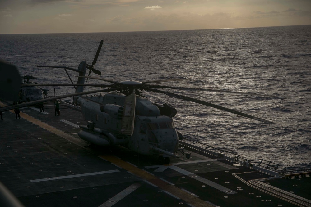 Sunset on the Flight Deck