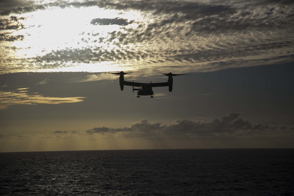 Sunset on the Flight Deck