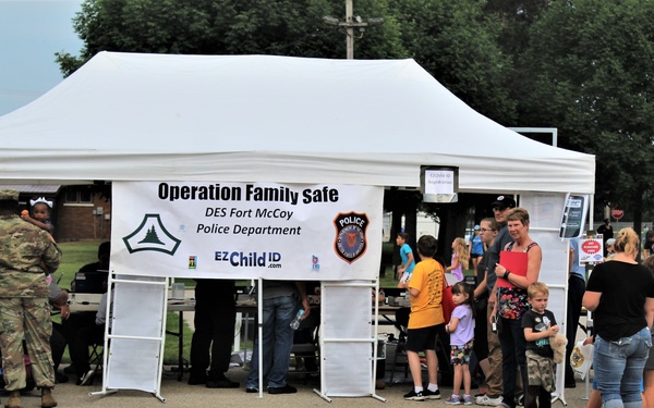 Fort McCoy police utilize upgraded child ID systems for community outreach