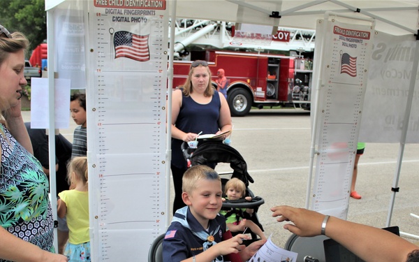 Fort McCoy police, firefighters support National Night Out event