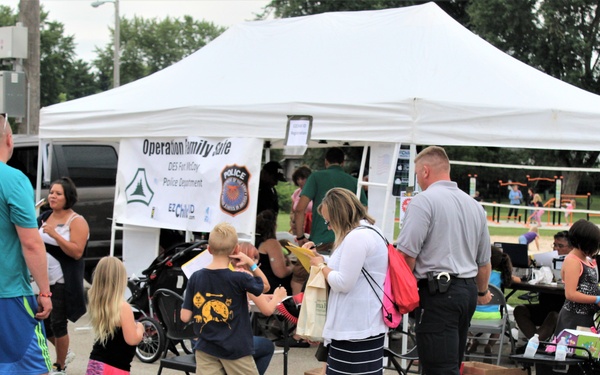 Fort McCoy police utilize upgraded child ID systems for community outreach