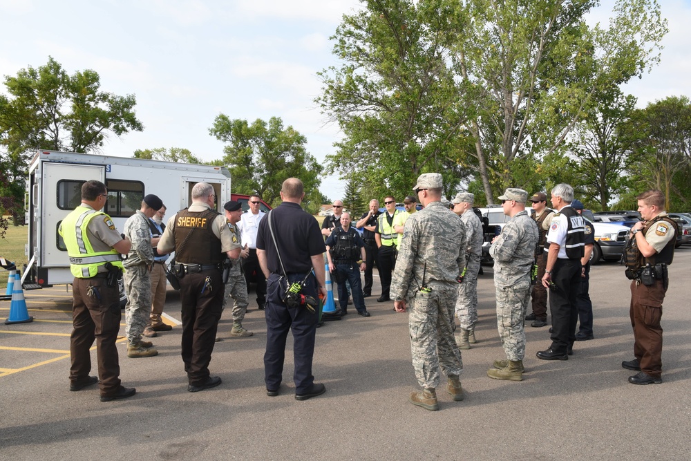 Active-shooter exercise completed at Grand Forks AFB