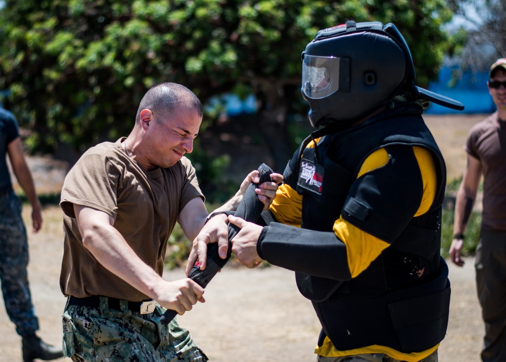 USS Dewey OC Spray Course