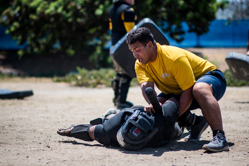 USS Dewey OC Spray Course