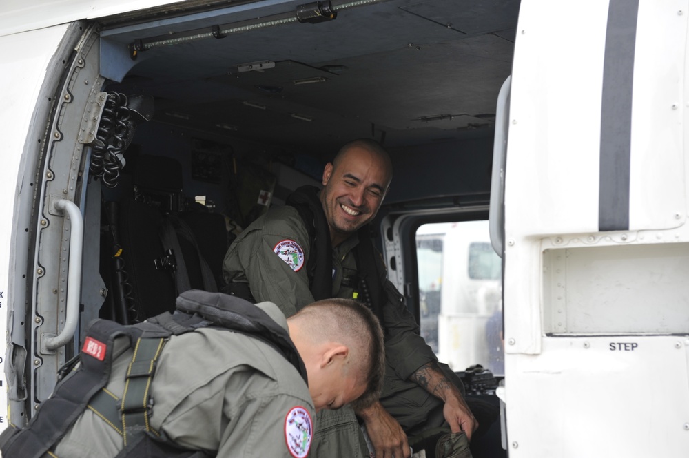 Coast Guard Air Station Clearwater conducts training flight