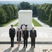 40th and 41st Sergeant at Arms of the U.S. Senate Participate in a Wreath-Laying at the Tomb of the Unknown Soldier