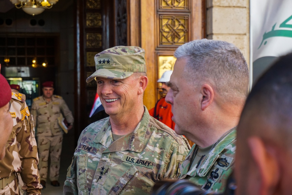 GEN Milley visits Baghdad Operations Center