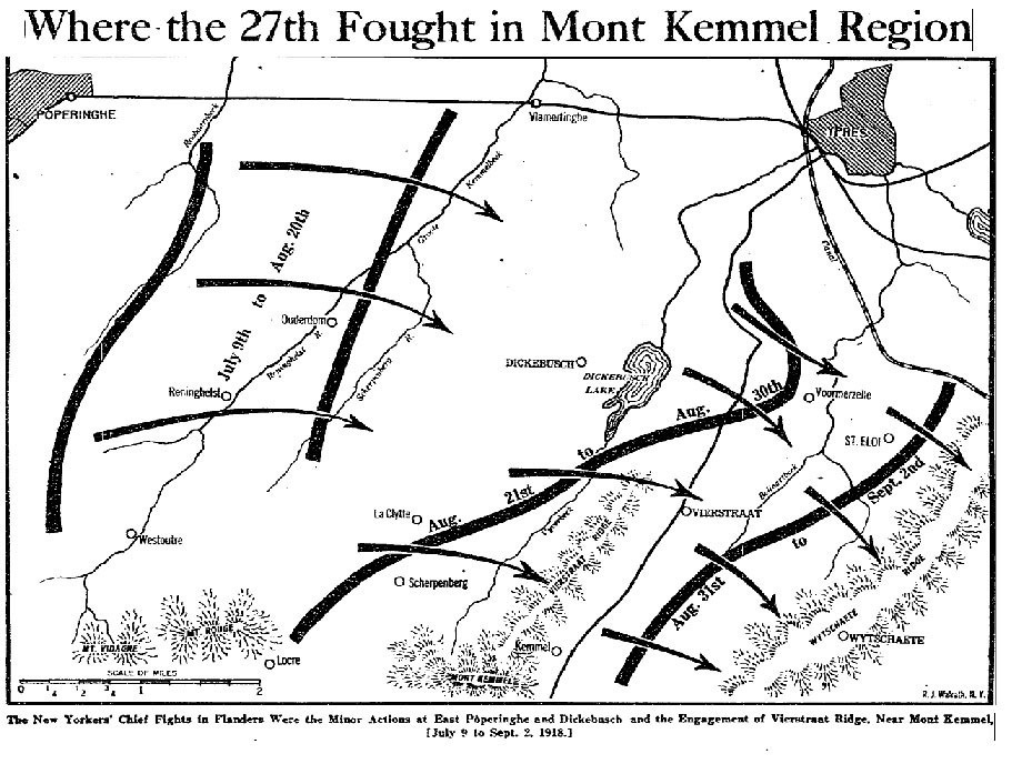 NY National Guard's 27th Division fought first battle in August 1918