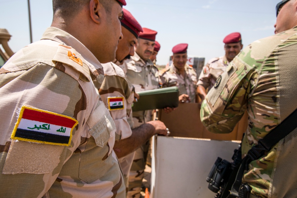 Iraqi Army 59th BDE Vehicle Transfer