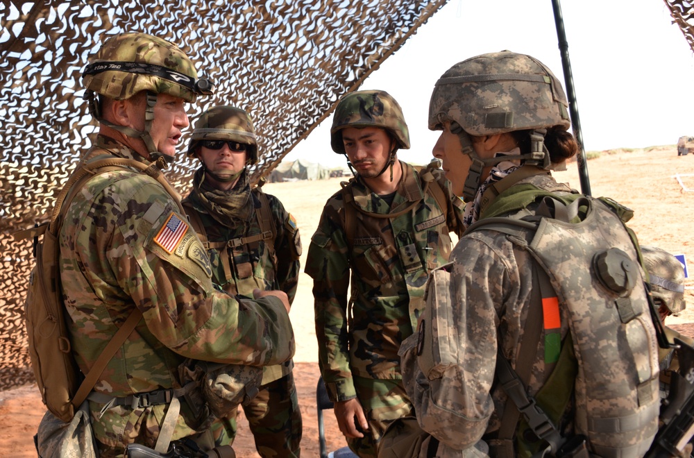 Moldovan and National Guard Soldiers Become One Team in the Desert Environment of Fort Bliss