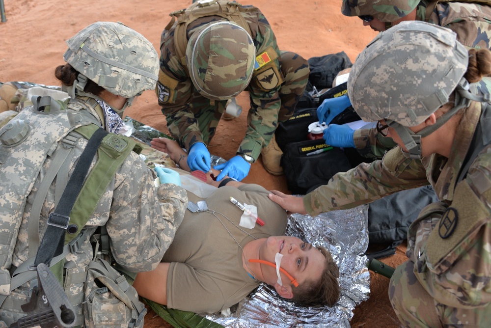 Moldovan and National Guard Soldiers Become One Team in the Desert Environment of Fort Bliss