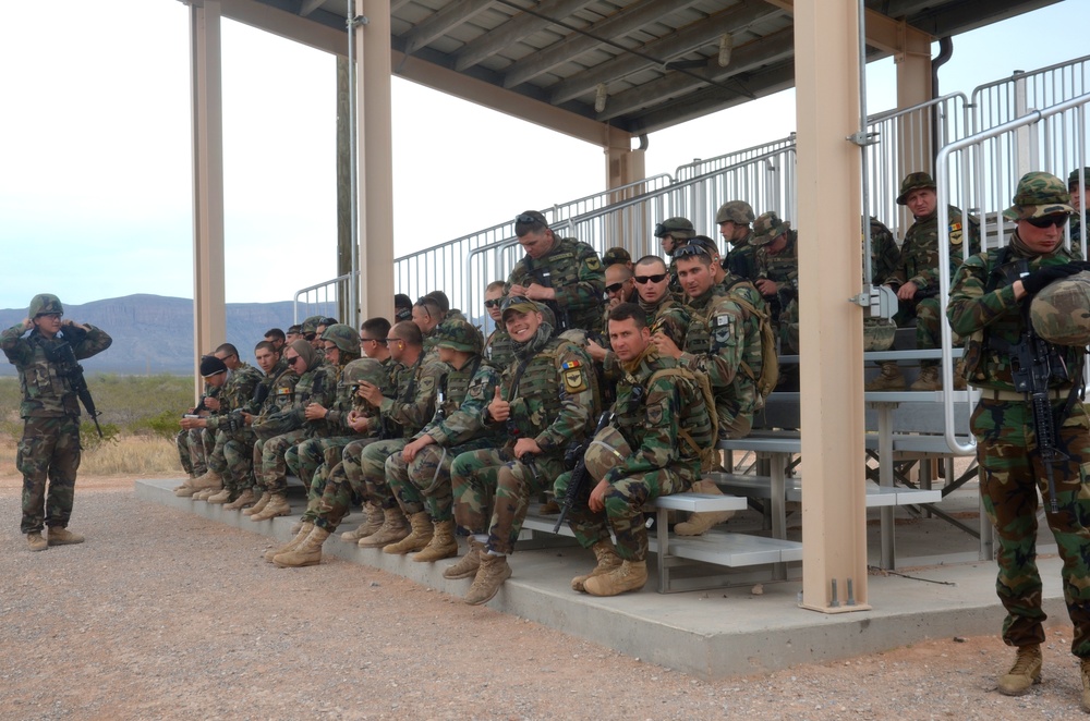 Moldovan and National Guard Soldiers Become One Team in the Desert Environment of Fort Bliss